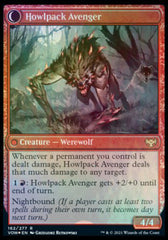 Ill-Tempered Loner // Howlpack Avenger [Innistrad: Crimson Vow Prerelease Promos] | Exor Games Summserside