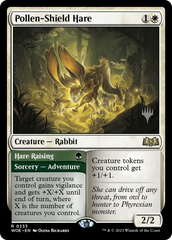 Pollen-Shield Hare // Hare Raising (Promo Pack) [Wilds of Eldraine Promos] | Exor Games Summserside