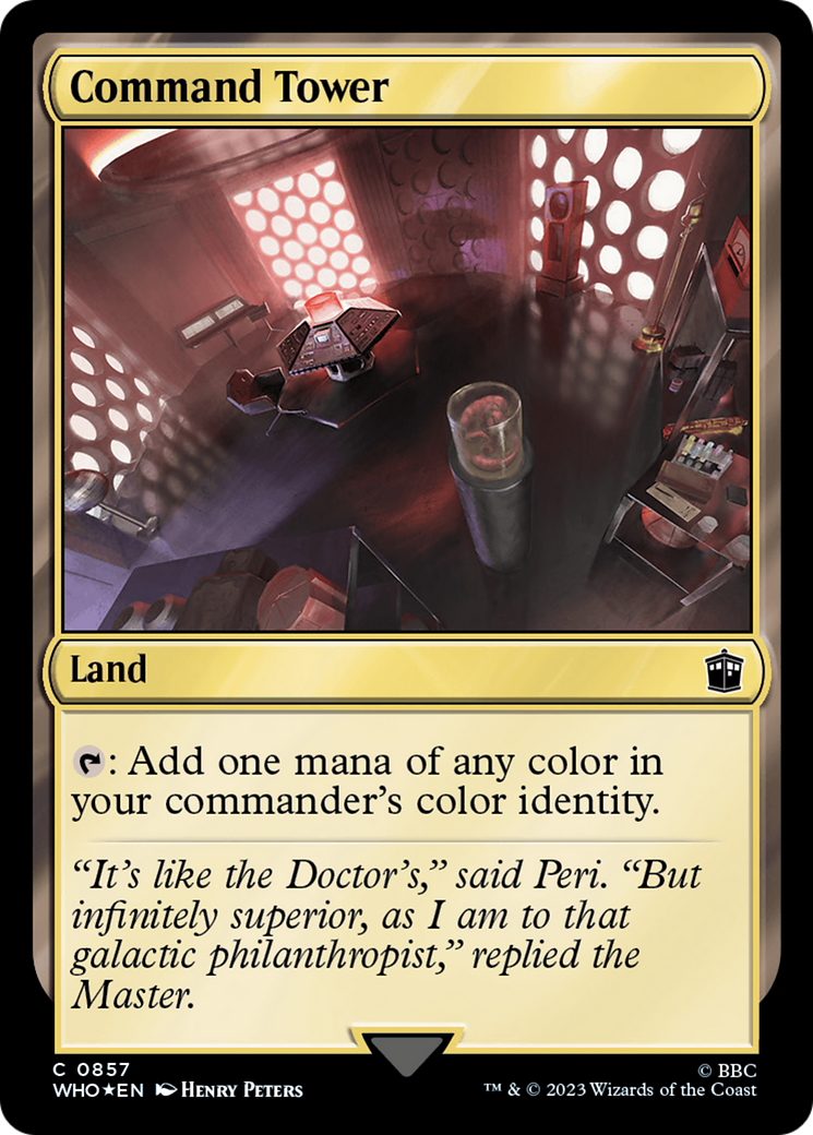 Command Tower (0857) (Surge Foil) [Doctor Who] | Exor Games Summserside