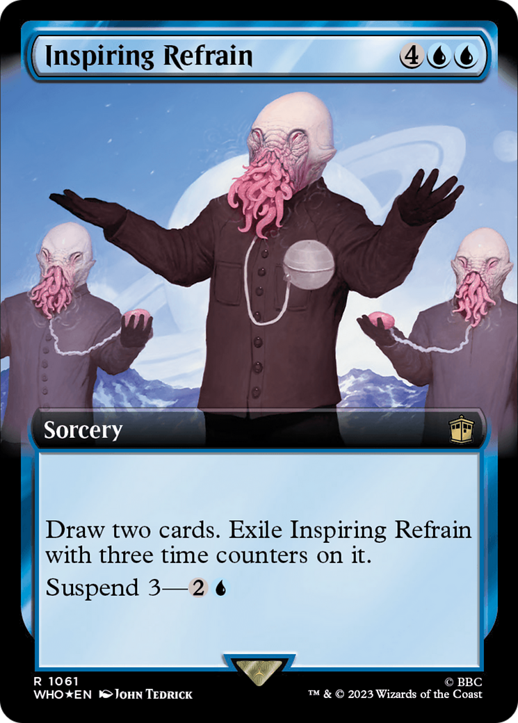 Inspiring Refrain (Extended Art) (Surge Foil) [Doctor Who] | Exor Games Summserside