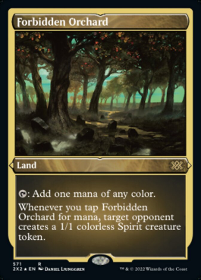 Forbidden Orchard (Foil Etched) [Double Masters 2022] | Exor Games Summserside