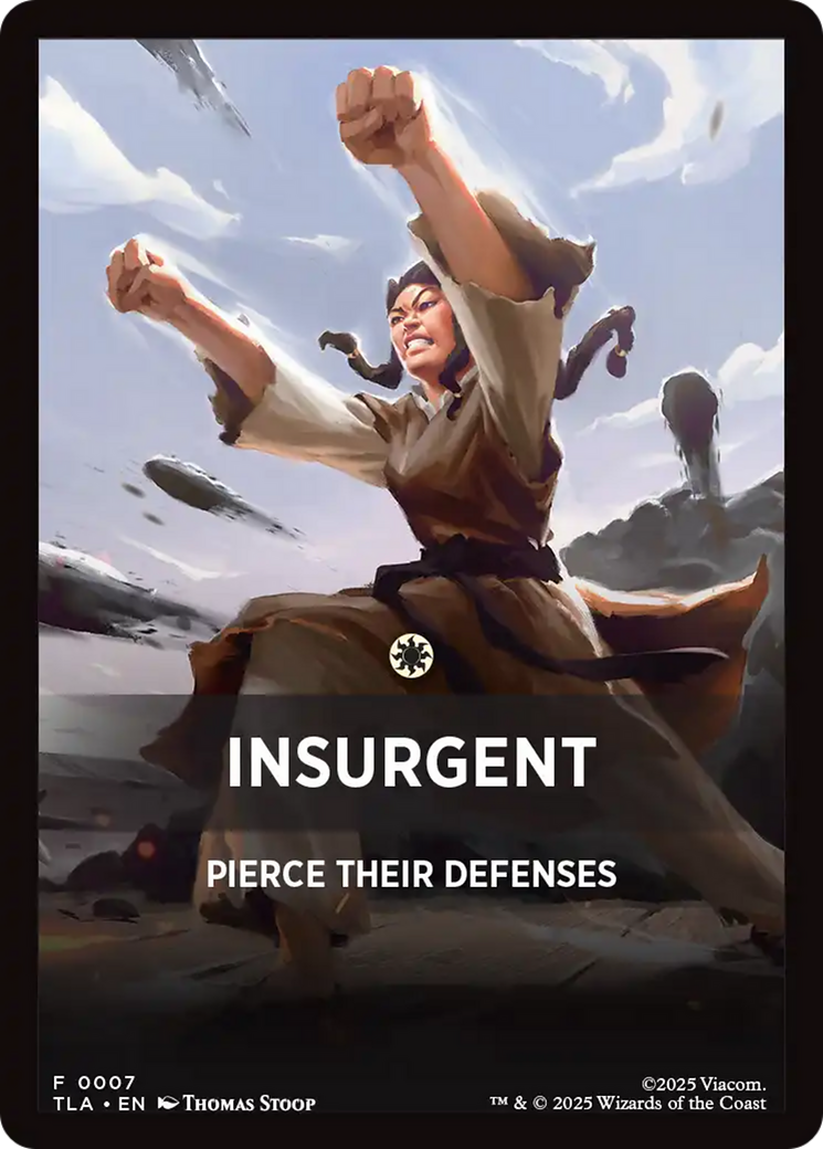Insurgent Theme Card [Avatar: The Last Airbender Tokens] | Exor Games Summserside
