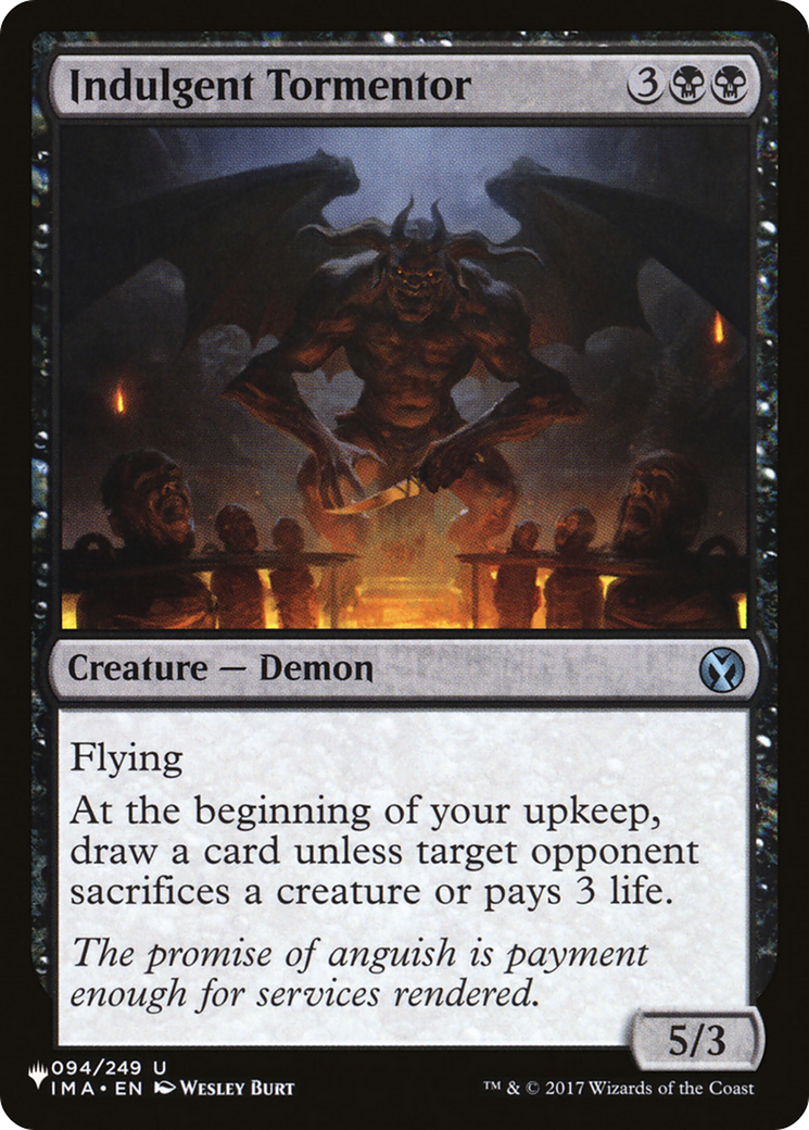 Indulgent Tormentor [The List] | Exor Games Summserside