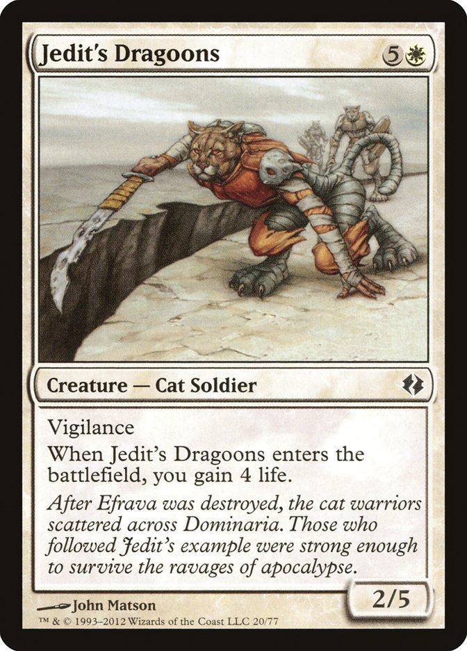 Jedit's Dragoons [Duel Decks: Venser vs. Koth] | Exor Games Summserside