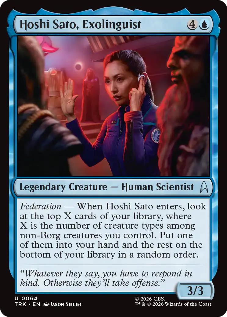 Hoshi Sato, Exolinguist [Star Trek] | Exor Games Summserside