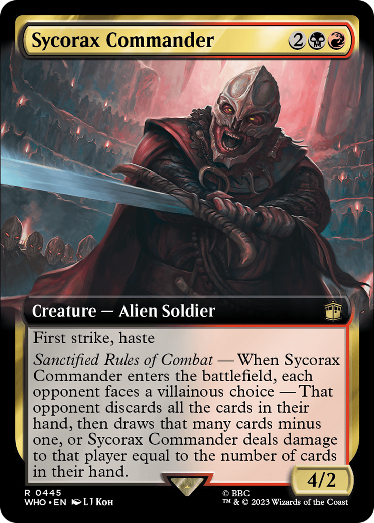 Sycorax Commander (Extended Art) [Doctor Who] | Exor Games Summserside