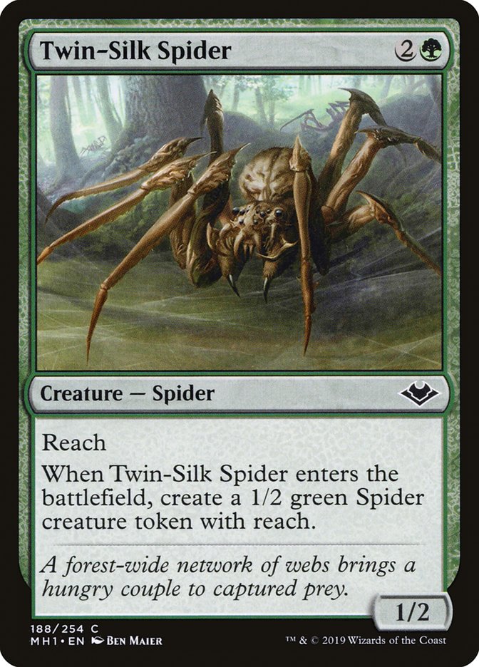 Twin-Silk Spider [Modern Horizons] | Exor Games Summserside