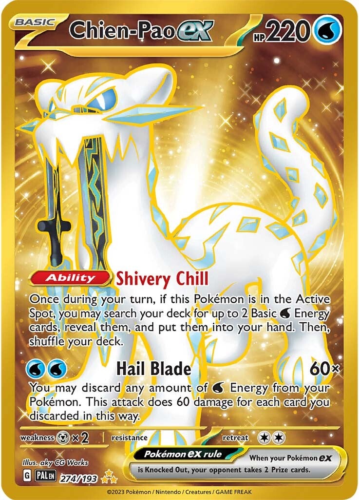 Chien-Pao ex (274/193) [Scarlet & Violet: Paldea Evolved] | Exor Games Summserside