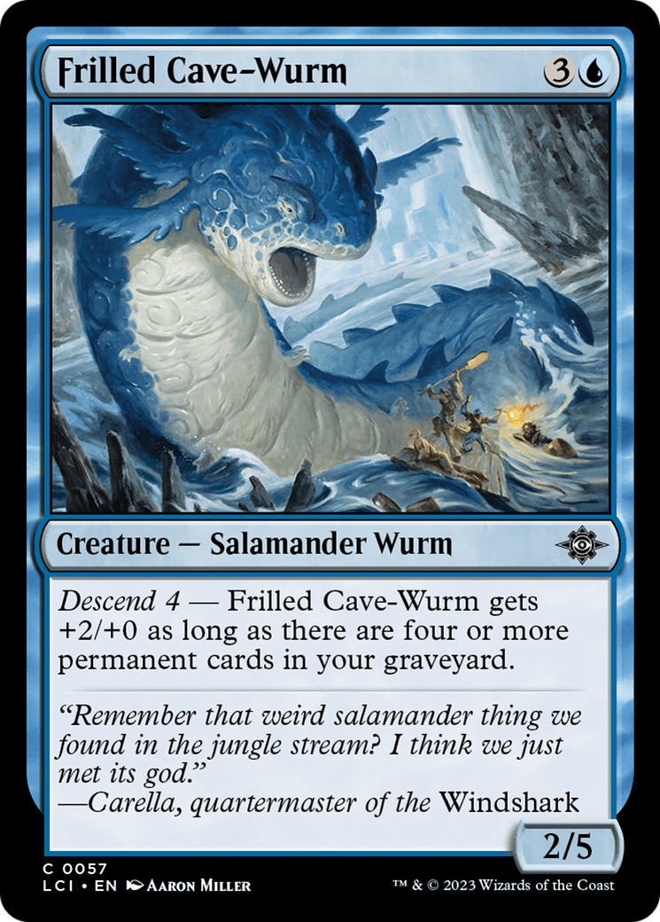 Frilled Cave-Wurm [The Lost Caverns of Ixalan] | Exor Games Summserside