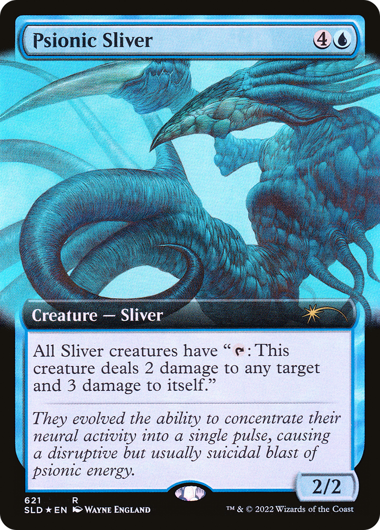 Psionic Sliver (Extended Art) [Secret Lair Drop Promos] | Exor Games Summserside