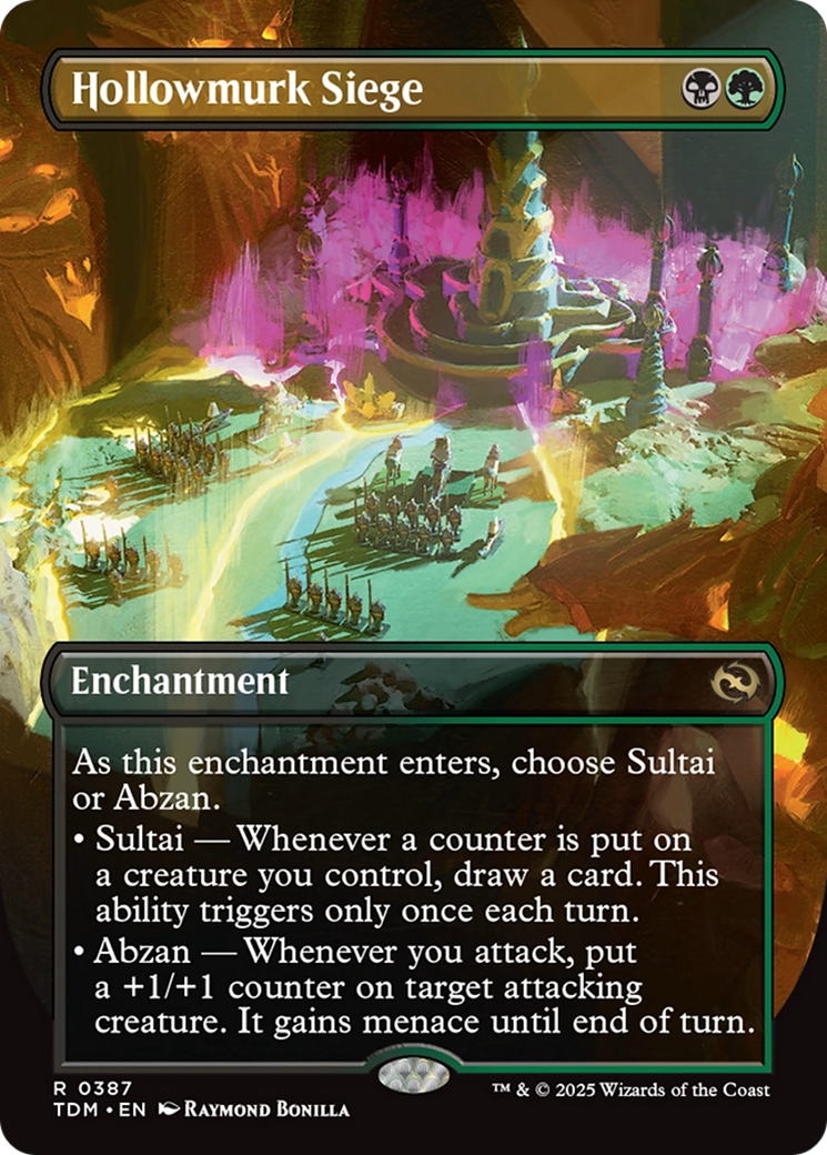 Hollowmurk Siege (Borderless) [Tarkir: Dragonstorm] | Exor Games Summserside