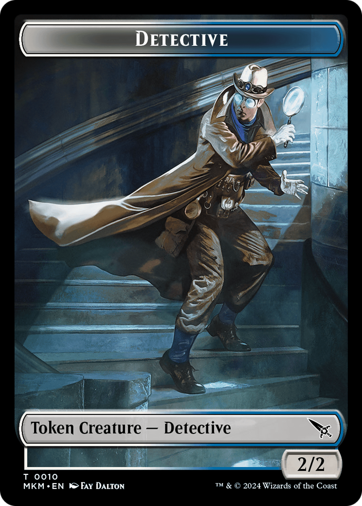 Detective // Spider Double-Sided Token [Murders at Karlov Manor Tokens] | Exor Games Summserside