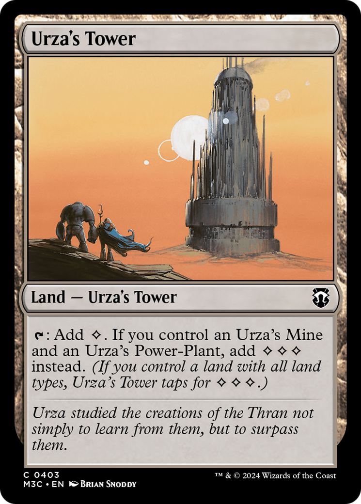 Urza's Tower (Ripple Foil) [Modern Horizons 3 Commander] | Exor Games Summserside