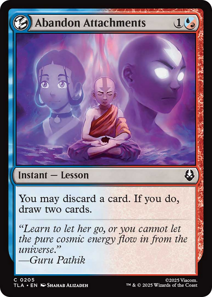 Abandon Attachments [Avatar: The Last Airbender] | Exor Games Summserside