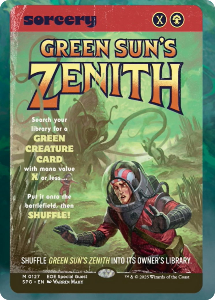 Green Sun's Zenith (Showcase) [Edge of Eternities Special Guests] | Exor Games Summserside