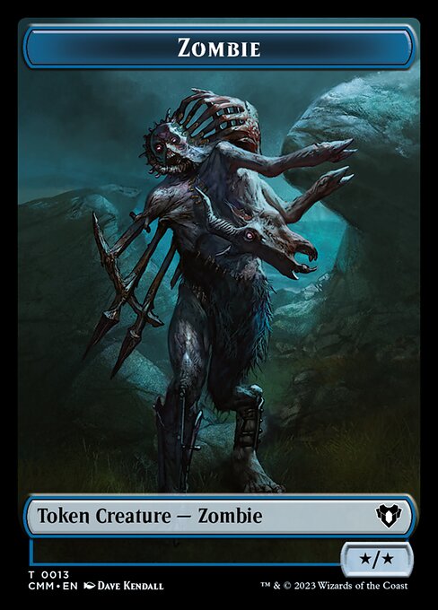 Human Soldier // Zombie (0013) Double-Sided Token [Commander Masters Tokens] | Exor Games Summserside