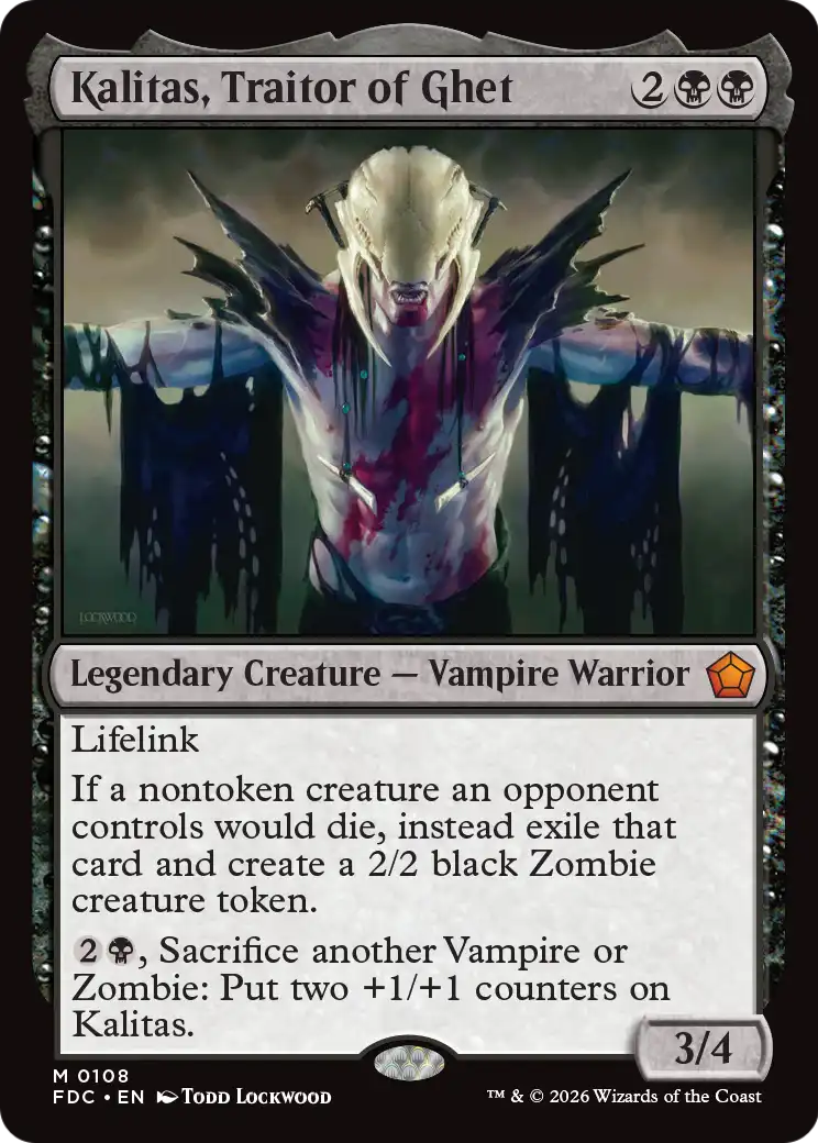 Kalitas, Traitor of Ghet [Foundations Commander] | Exor Games Summserside