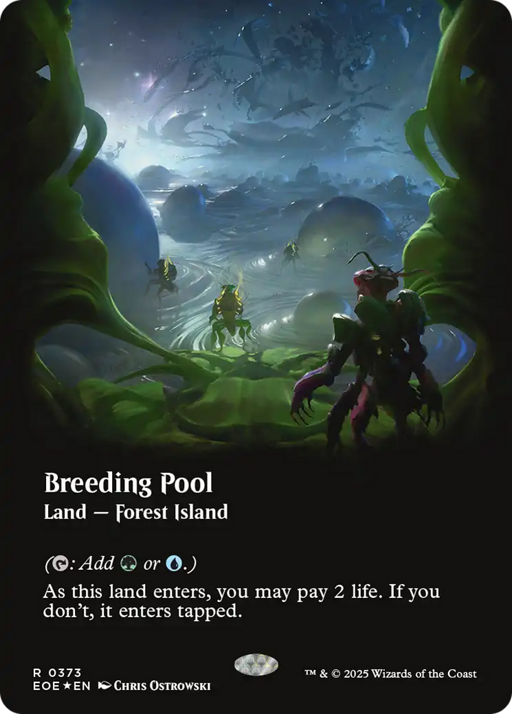 Breeding Pool (Borderless) (Galaxy Foil) [Edge of Eternities] | Exor Games Summserside