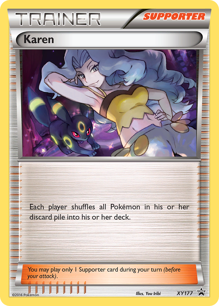 Karen (XY177) [XY: Black Star Promos] | Exor Games Summserside