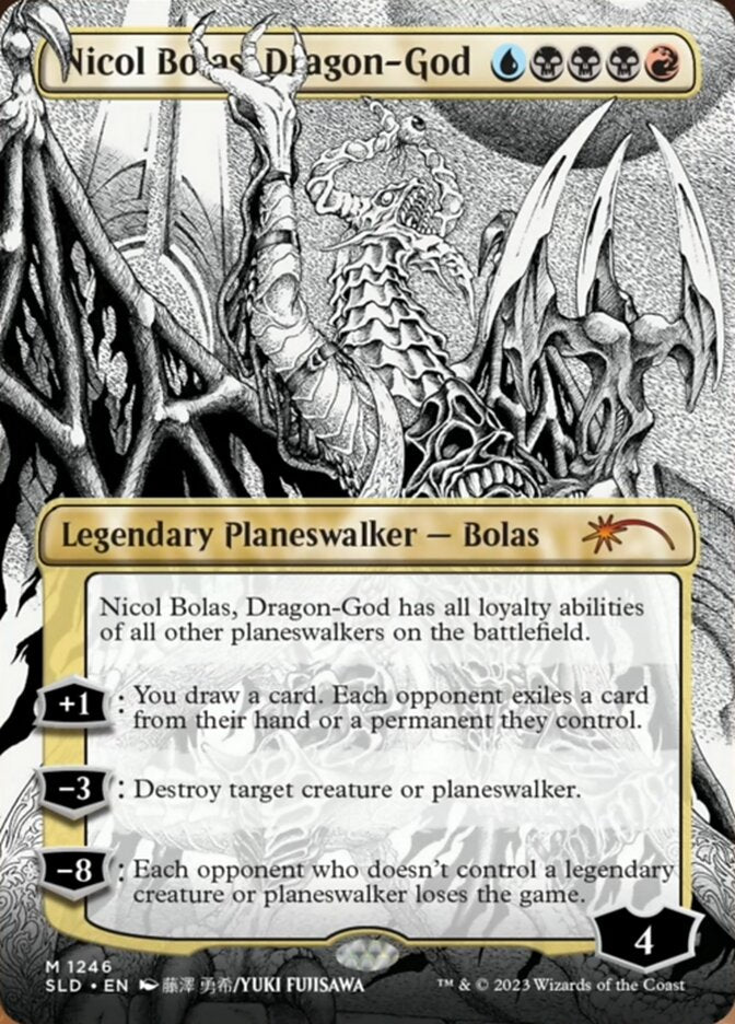 Nicol Bolas, Dragon-God (Borderless) [Secret Lair Drop Series] | Exor Games Summserside