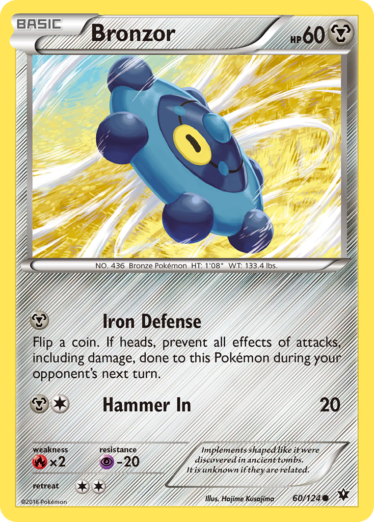 Bronzor (60/124) [XY: Fates Collide] | Exor Games Summserside