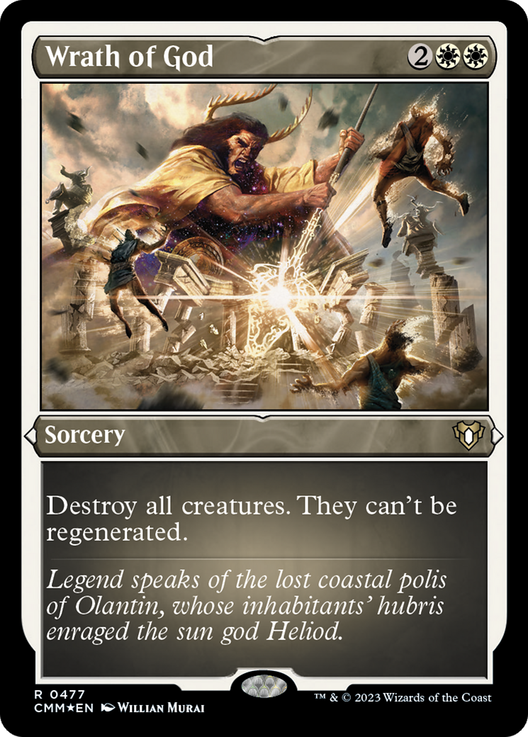 Wrath of God (Foil Etched) [Commander Masters] | Exor Games Summserside