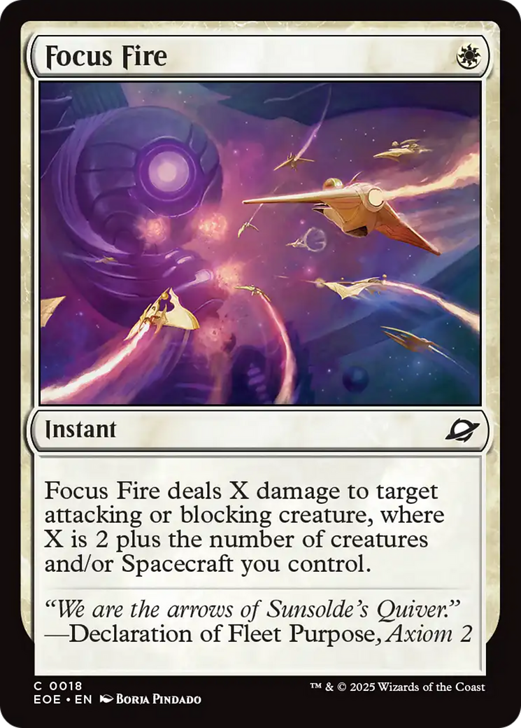 Focus Fire [Edge of Eternities] | Exor Games Summserside