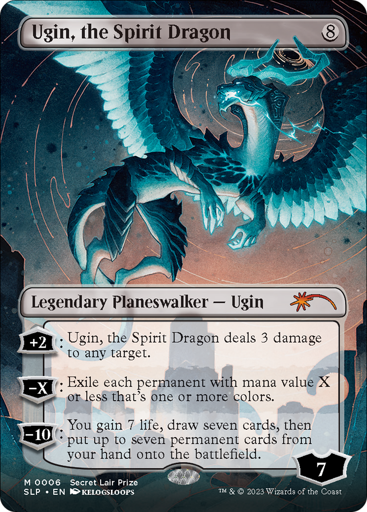 Ugin, the Spirit Dragon (Borderless) [Secret Lair Showdown] | Exor Games Summserside