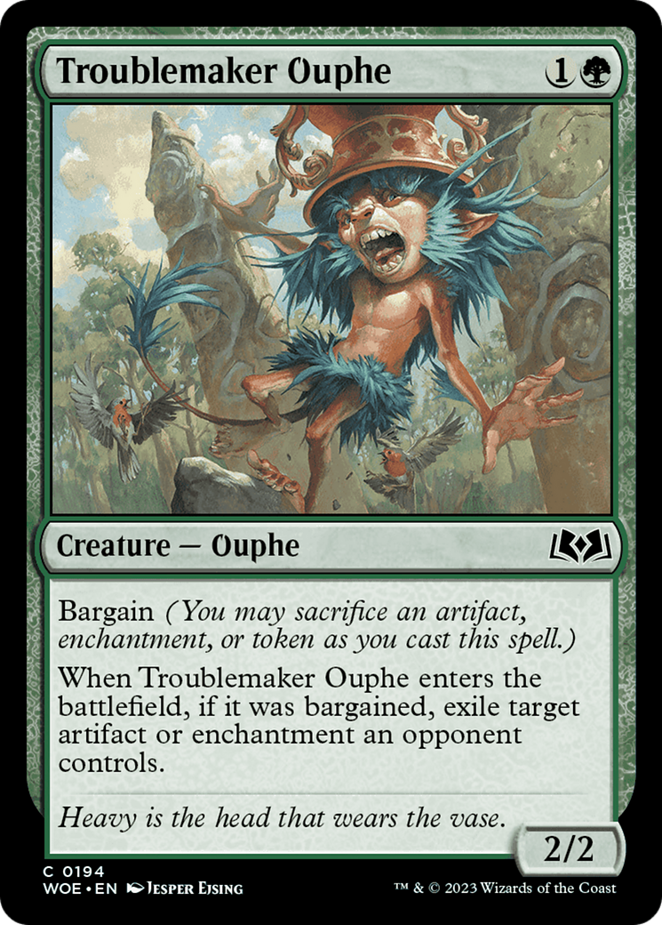 Troublemaker Ouphe [Wilds of Eldraine] | Exor Games Summserside