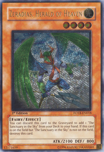 Zeradias, Herald of Heaven [FOTB-EN018] Ultimate Rare | Exor Games Summserside