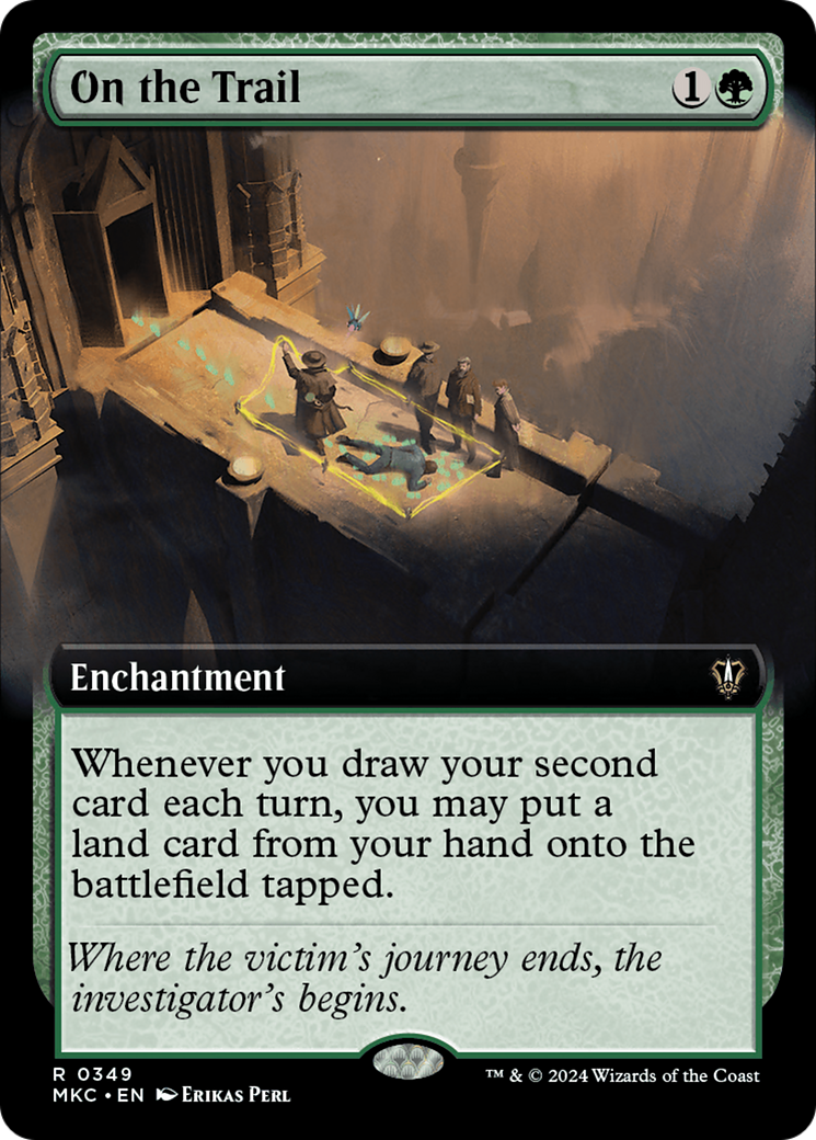 On the Trail (Extended Art) [Murders at Karlov Manor Commander] | Exor Games Summserside