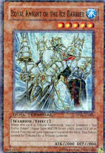 Royal Knight of the Ice Barrier [DT01-EN065] Super Rare | Exor Games Summserside