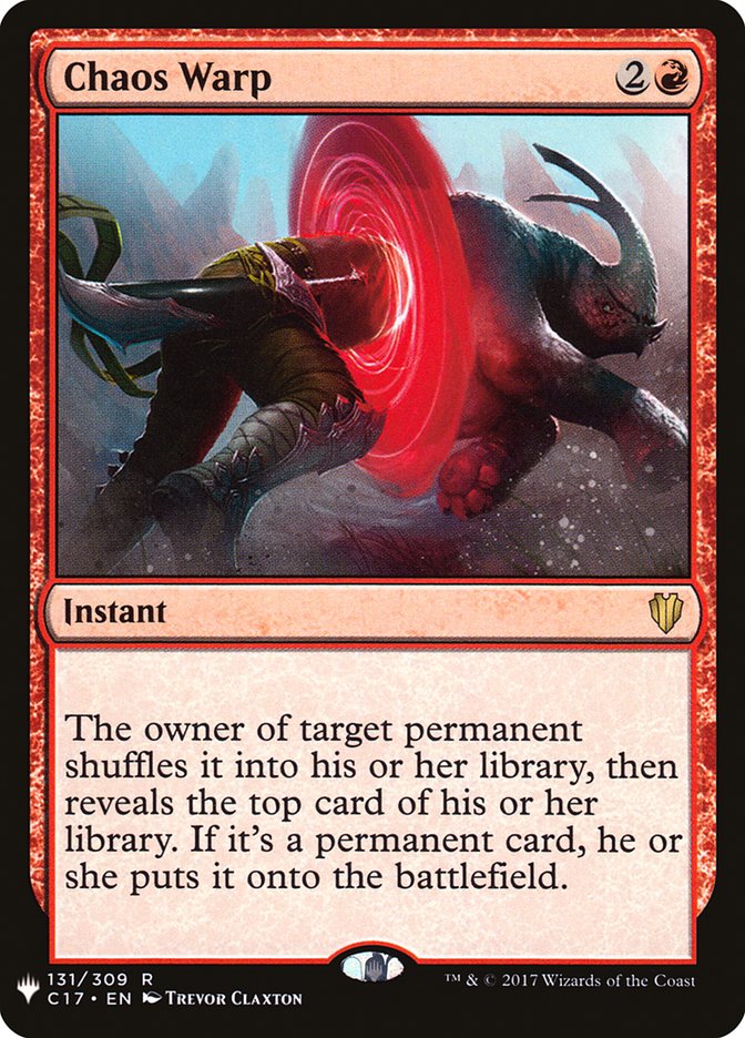 Chaos Warp (C17) [The List] | Exor Games Summserside
