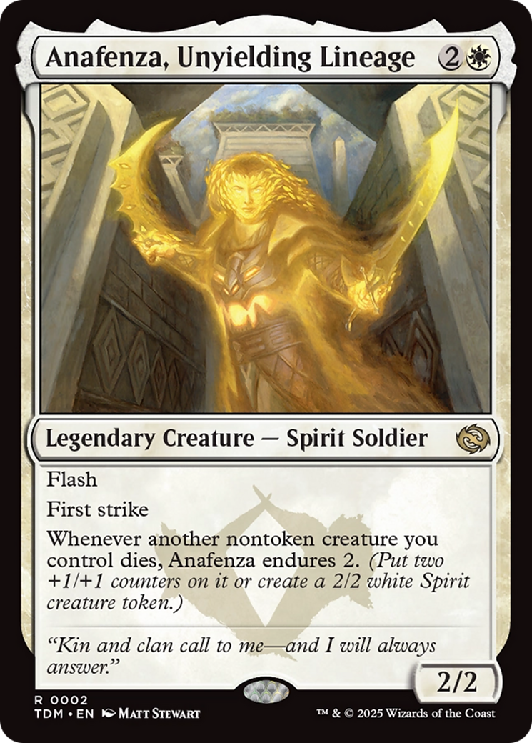 Anafenza, Unyielding Lineage [Tarkir: Dragonstorm] | Exor Games Summserside
