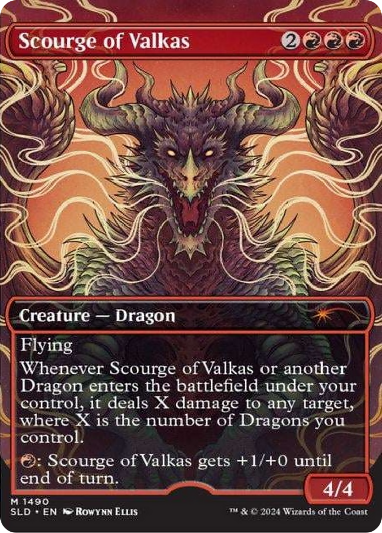 Scourge of Valkas (Rainbow Foil) [Secret Lair Drop Series] | Exor Games Summserside