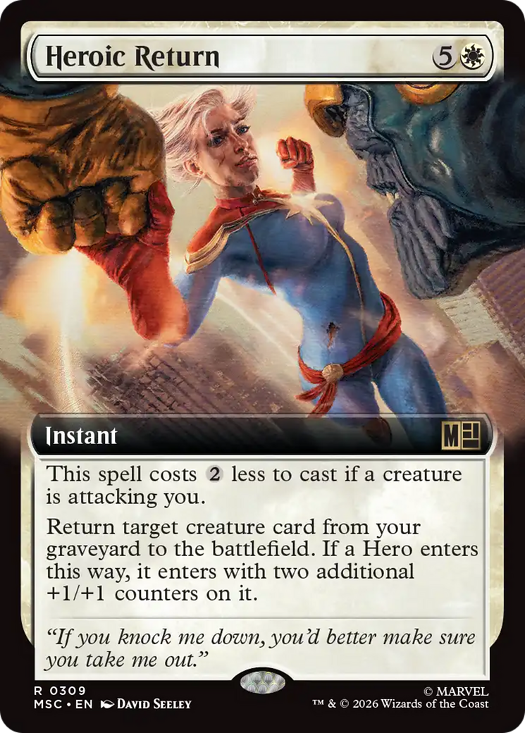 Heroic Return (Extended Art) [Marvel Super Heroes Commander] | Exor Games Summserside