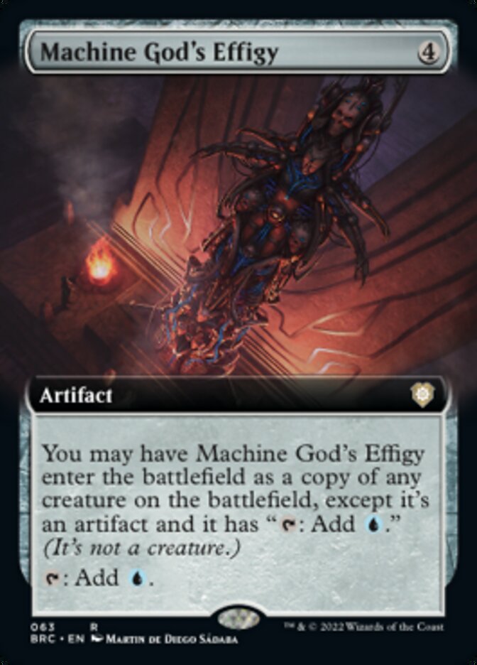 Machine God's Effigy (Extended Art) [The Brothers' War Commander] | Exor Games Summserside