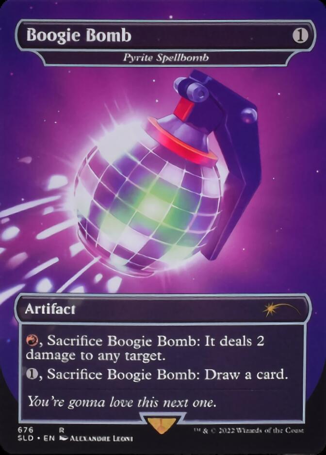 Pyrite Spellbomb - Boogie Bomb (Borderless) [Secret Lair Drop Promos] | Exor Games Summserside