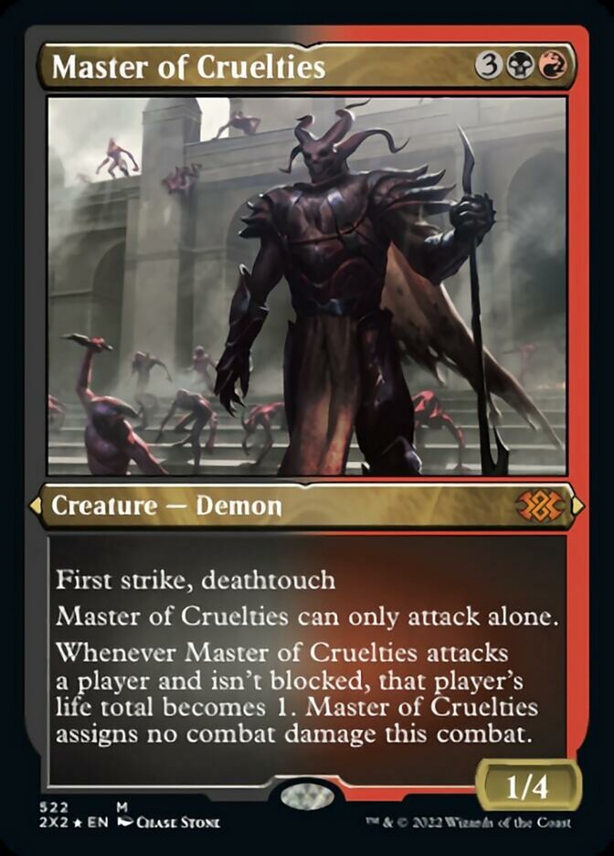 Master of Cruelties (Foil Etched) [Double Masters 2022] | Exor Games Summserside