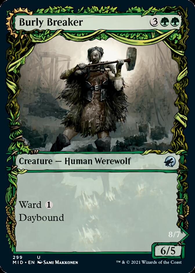 Burly Breaker // Dire-Strain Demolisher (Showcase Equinox) [Innistrad: Midnight Hunt] | Exor Games Summserside
