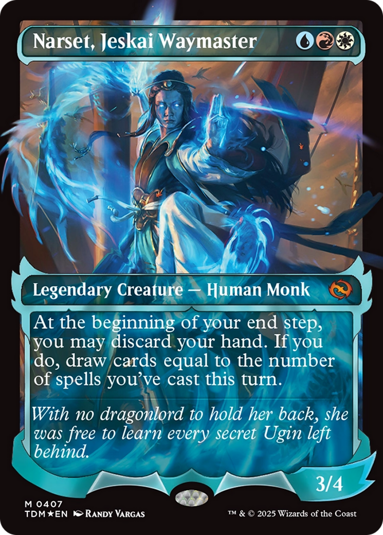 Narset, Jeskai Waymaster (Showcase) [Tarkir: Dragonstorm] | Exor Games Summserside