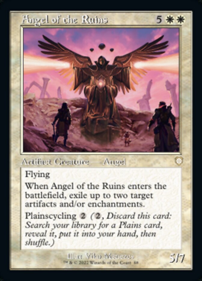 Angel of the Ruins (Retro) [The Brothers' War Commander] | Exor Games Summserside