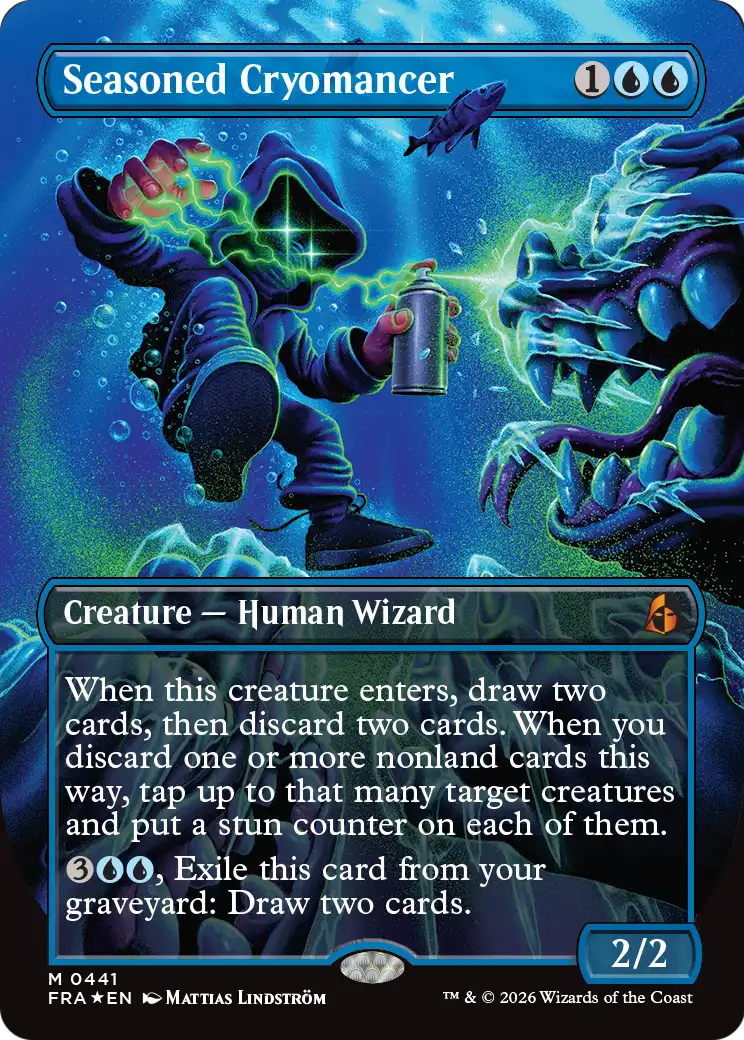 Seasoned Cryomancer (Borderless) (0441) [Reality Fracture] | Exor Games Summserside