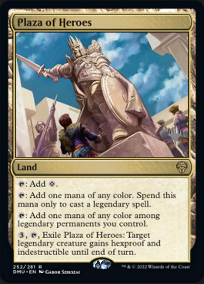 Plaza of Heroes (Promo Pack) [Dominaria United Promos] | Exor Games Summserside