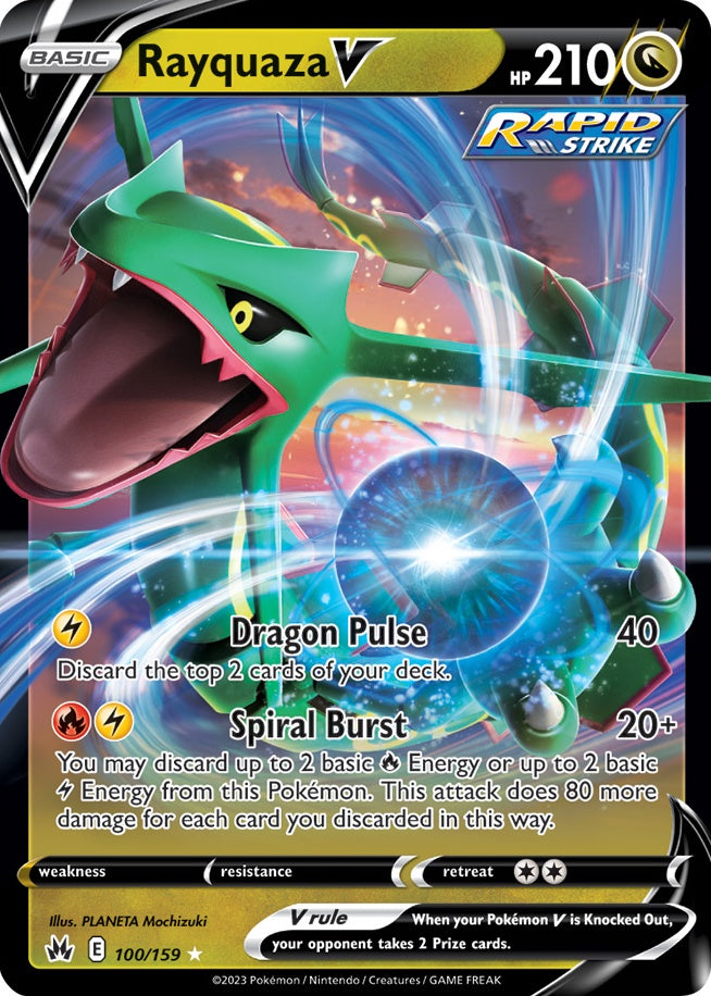 Rayquaza V 100/159 (Jumbo Card) [Sword & Shield: Evolving Skies] | Exor Games Summserside