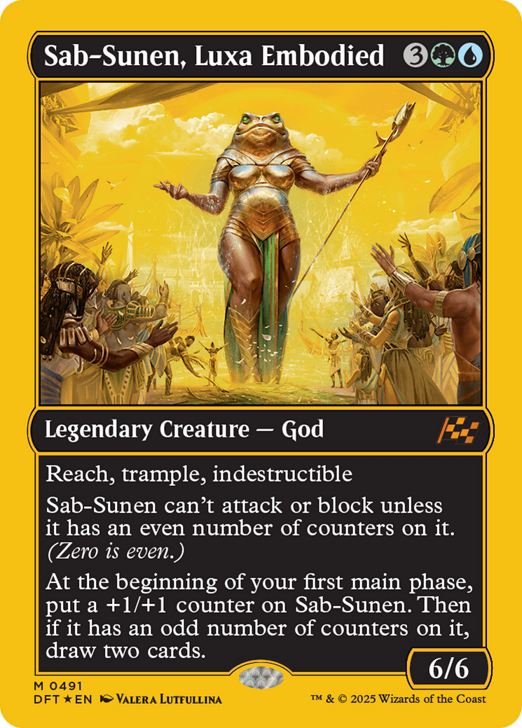 Sab-Sunen, Luxa Embodied (First-Place Foil) [Aetherdrift] | Exor Games Summserside