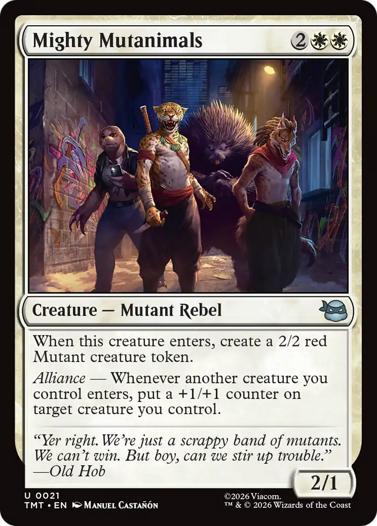 Mighty Mutanimals [Teenage Mutant Ninja Turtles] | Exor Games Summserside