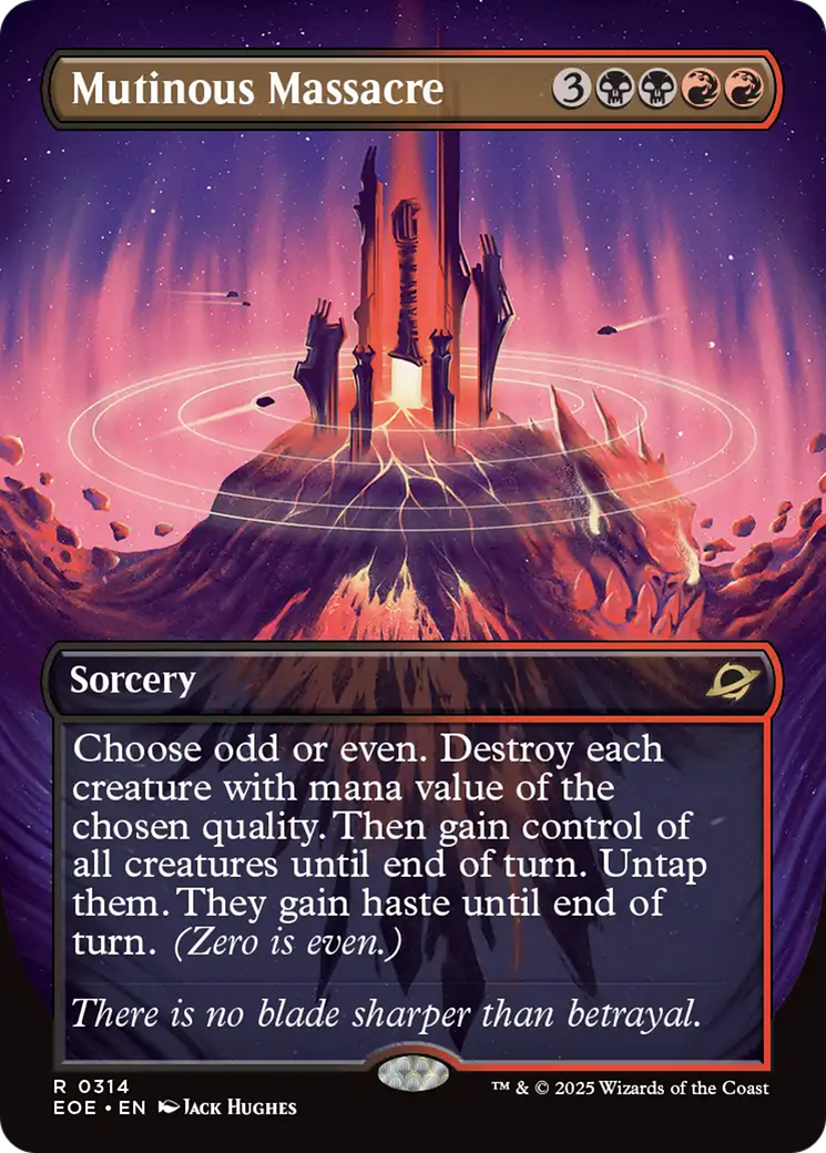 Mutinous Massacre (Borderless) [Edge of Eternities] | Exor Games Summserside