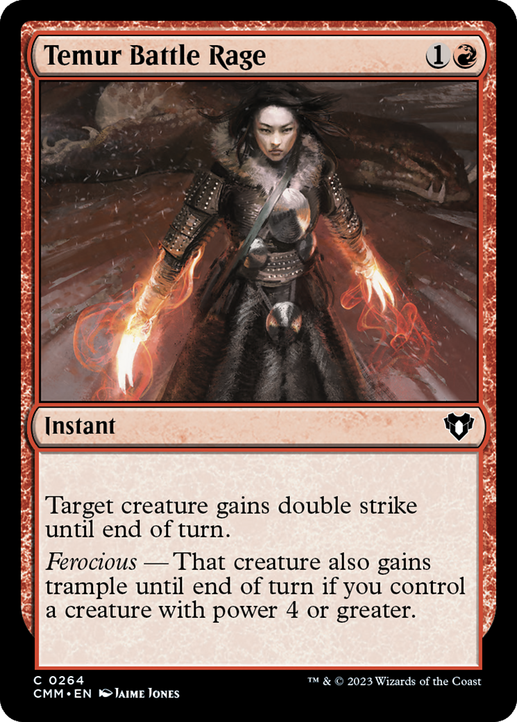 Temur Battle Rage [Commander Masters] | Exor Games Summserside