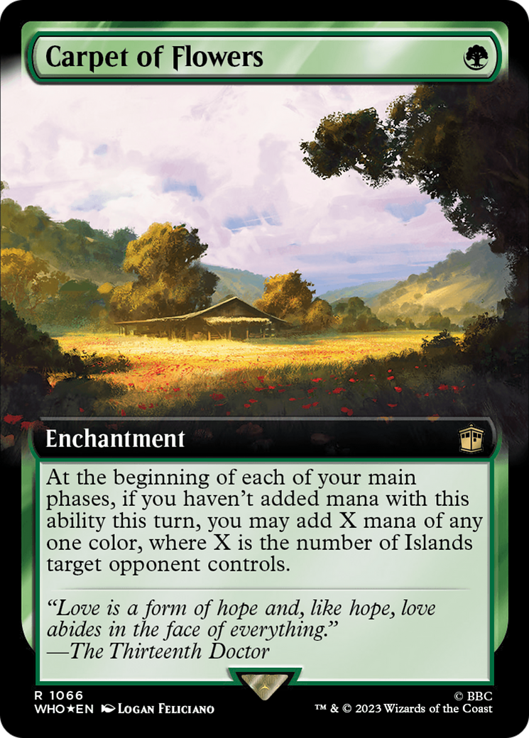 Carpet of Flowers (Extended Art) (Surge Foil) [Doctor Who] | Exor Games Summserside